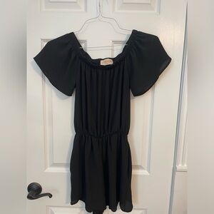 Let Them Eat Cake Off The Shoulder Romper